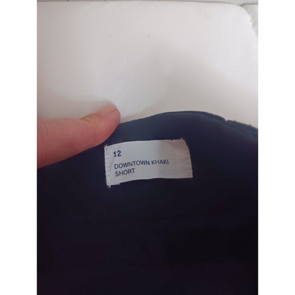 Gap Womens Downtown Khaki Shorts Black Sz 12 New With Tags - Picture 3 of 7
